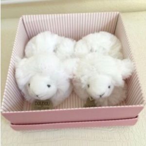🆕🎀Doudou Et Compagnie Paris Lamb Baby Bootie🎀🆕